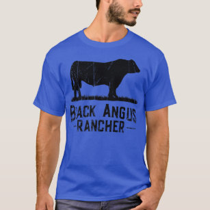 Cow Farmer  Black Angus Rancher  T-Shirt