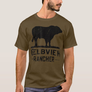 Cow Farmer  Gelbvieh Rancher  T-Shirt