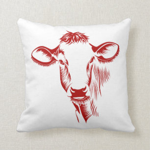 Cow Farmhouse Pillow