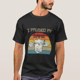 Cow For Highland Cow Cow Head Cow Print T-Shirt