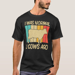 Cow For Men Women Cow Farmer Dairy Farming T-Shirt