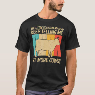 Cow For Men Women Cow Farmer Dairy Farming T-Shirt