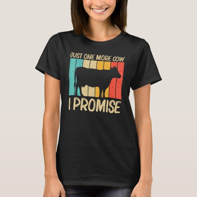   Cow For Men Women Farm Animal Cow   Dairy Farmer T-Shirt (Front)