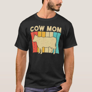 Cow For Mom Mother Cow Farmer Dairy Farming T-Shirt