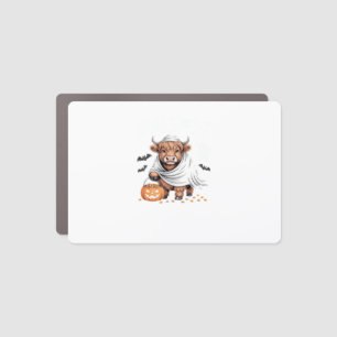 Cow Funny Halloween Spooky Animal Lovers Essential Car Magnet