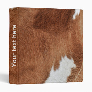 Cow Fur Binder