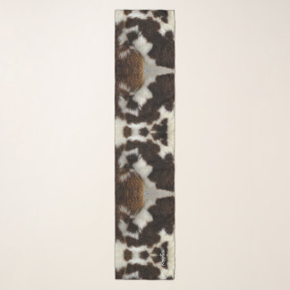 Cow Fur Chiffon Scarf