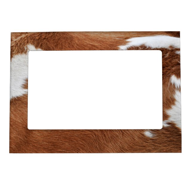 Cow Fur Magnetic Picture Frames (Front)