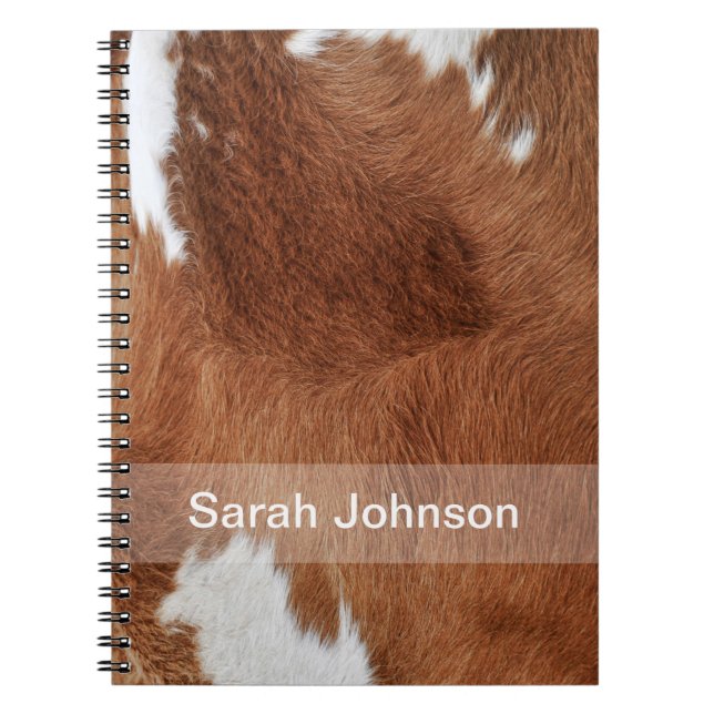 Cow Fur Notebook (Front)