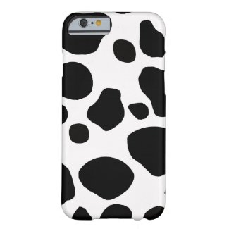 Cow fur skin hide cute nature animal pattern barely there iPhone 6 case