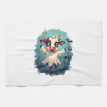 Cow Ghost Boo-levard Kitchen Towel