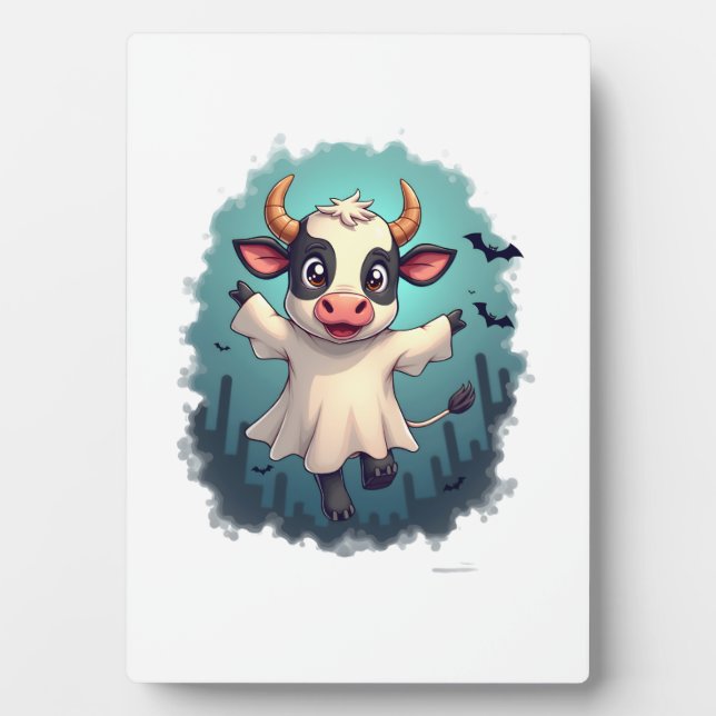 Cow Ghost Boo-levard Plaque (Front)