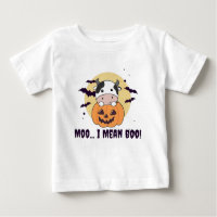 Cow Ghost Cute Kawaii Halloween Moo I Mean Boo