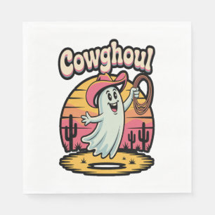 Cow Ghoul Halloween Spooky Napkins