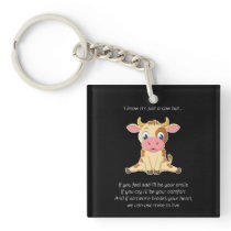 Cow Gift | An Cow Lovely Face Cow Lover Gift Keychain