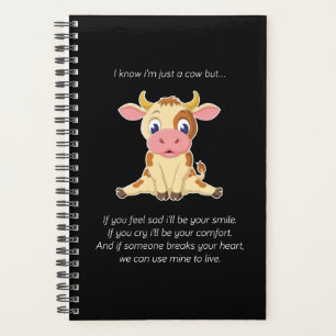 Cow Gift An Cow Lovely Face Cow Lover Gift Planner