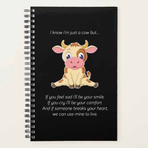 Cow Gift  An Cow Lovely Face Cow Lover Gift Planner