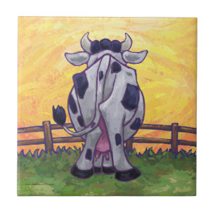 Cow Gifts & Accessories Ceramic Tile