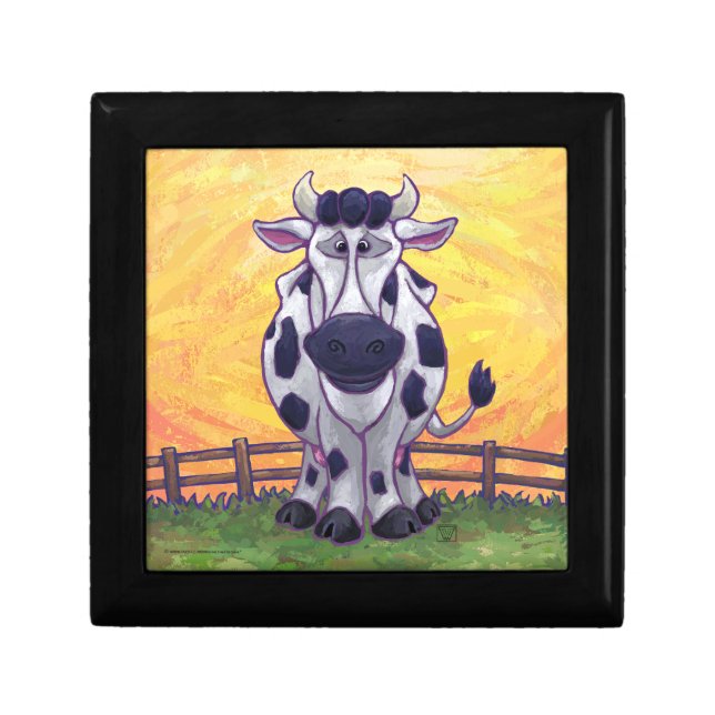 Cow Gifts & Accessories Jewelry Box (Front)