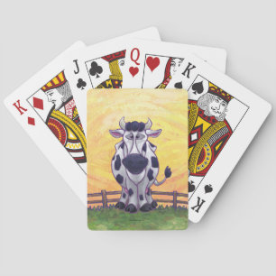 Cow Gifts & Accessories Poker Cards