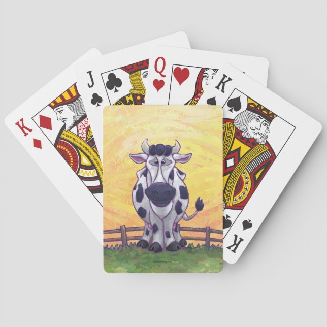 Cow Gifts & Accessories Poker Cards (Back)