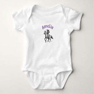 Cow Girl Baby Bodysuit