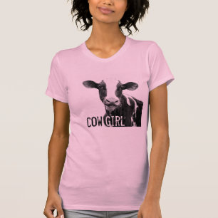 Cow Girl Cowgirl! Holstein Dairy Calf T-Shirt