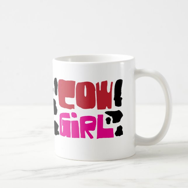 Cow Girl Mug (Right)