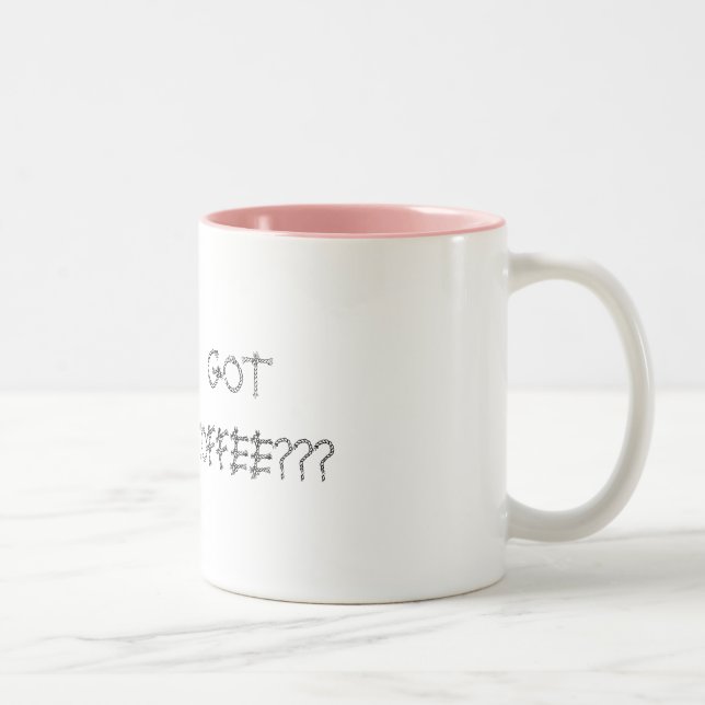 cow, GOT COFFEE??? Two-Tone Coffee Mug (Right)