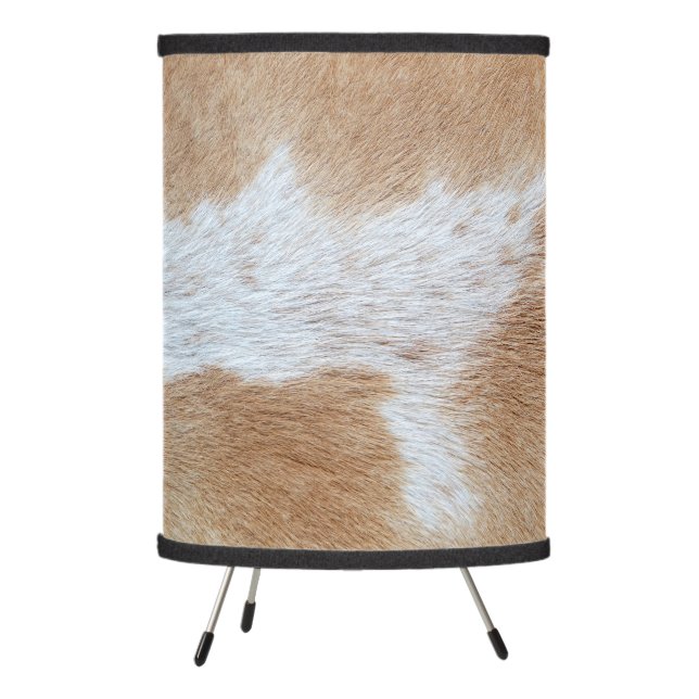 Cow Hair    Tripod Lamp (Left)