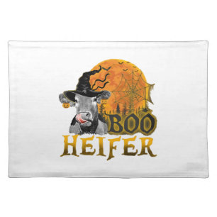 Cow Halloween Cloth Placemat