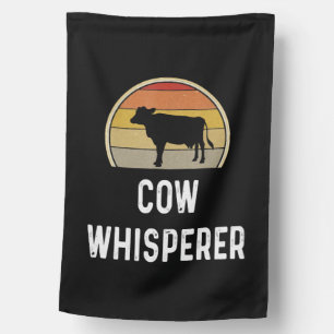 Cow Halloween  House Flag