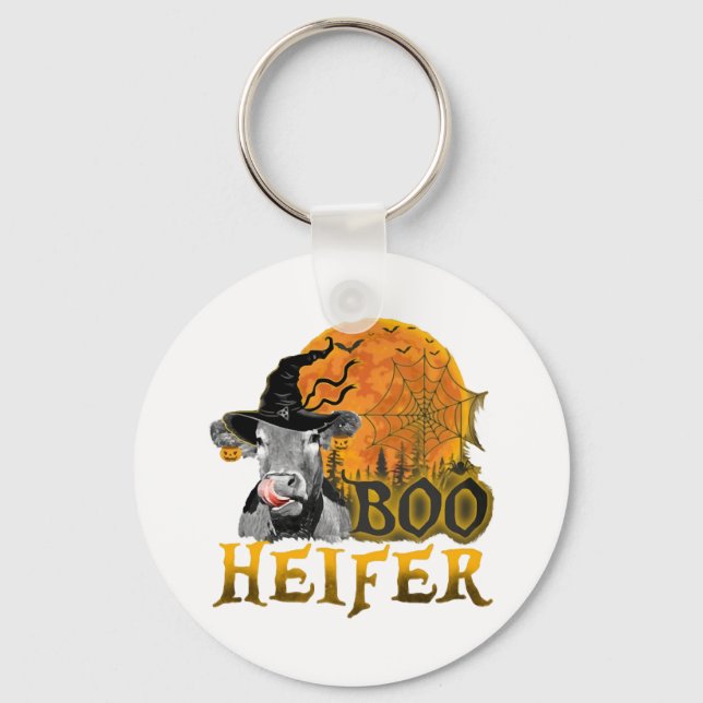 Cow Halloween Keychain (Front)