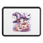 Cow Halloween Square Hitch Cover