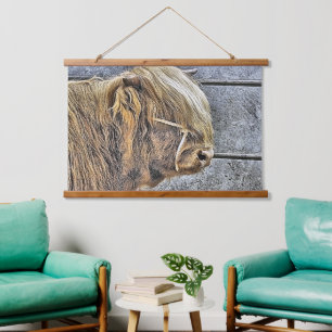 COW HANGING TAPESTRY