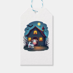 Cow & Haunted Barn Gift Tags