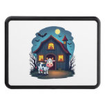 Cow &amp; Haunted Barn Hitch Cover