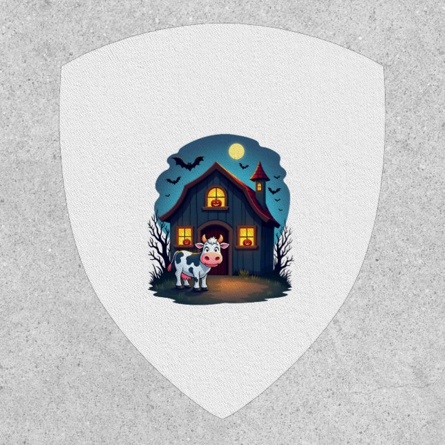 Cow & Haunted Barn Patch (Front)