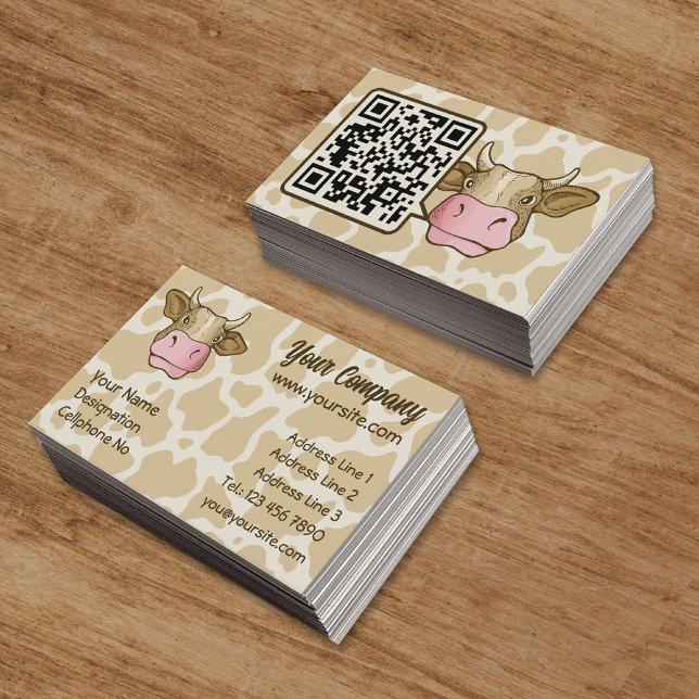 Cow Head Business Card (Creator Uploaded)