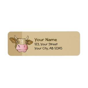Cow Head Label