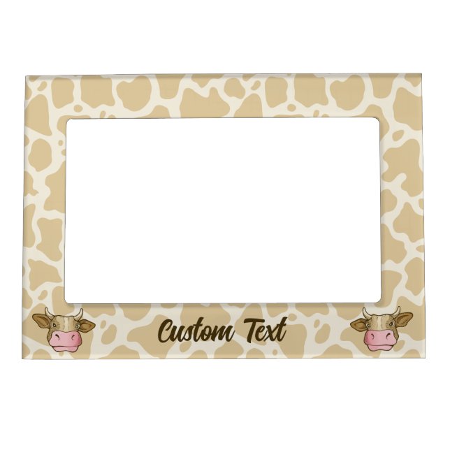Cow Head Magnetic Picture Frame (Front)