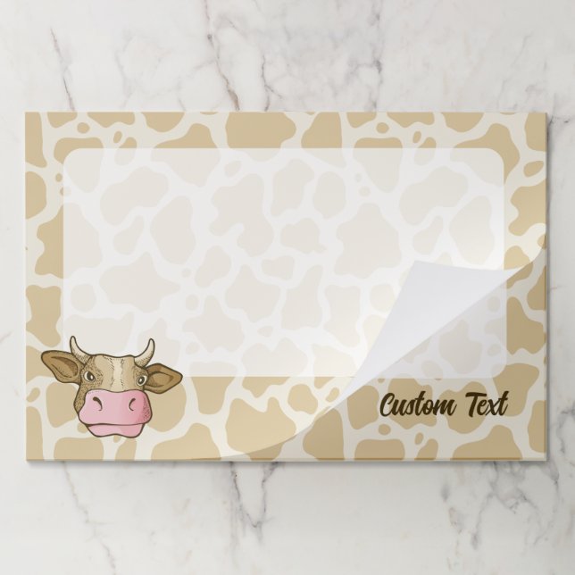 Cow Head Paper Pad (Folded)
