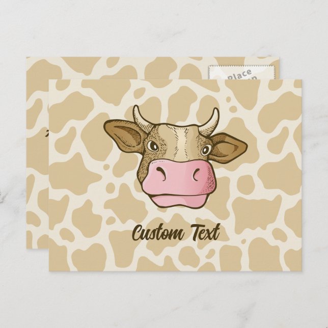 Cow Head Postcard (Front/Back)