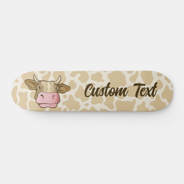 Cow Head Skateboard Deck (Horz)