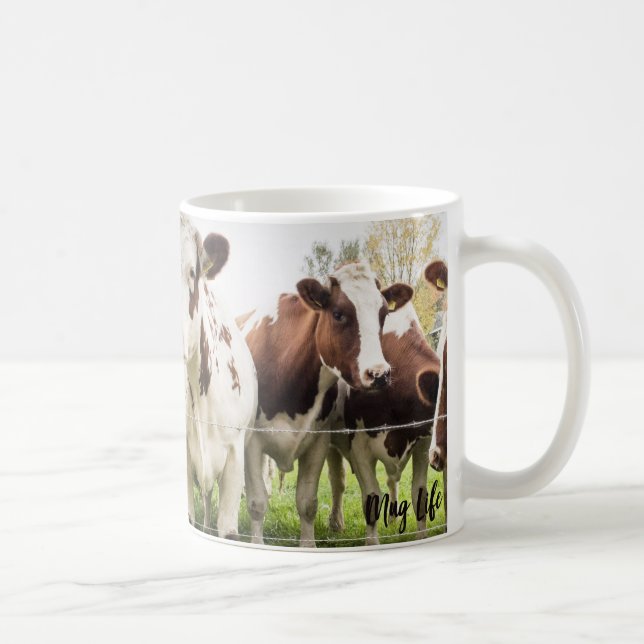 Cow Herd Group Photo Mug (Right)