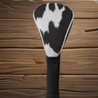 cow hide black white
