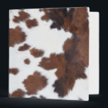 cow hide brown white  3 ring binder<br><div class="desc">cow hide brown white A lovely cowhide for a person who loves cows. Whether you're looking for a gift for someone or just want to show off your love for cows, we have the perfect thing for you. With our customizable products, you can make your own design or choose from...</div>