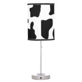 Cow hide pattern table lamp | Farm animal print (Back)