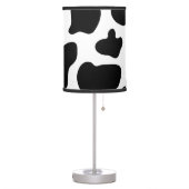 Cow hide pattern table lamp | Farm animal print (Left)