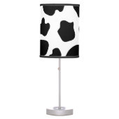 Cow hide pattern table lamp | Farm animal print (Front)